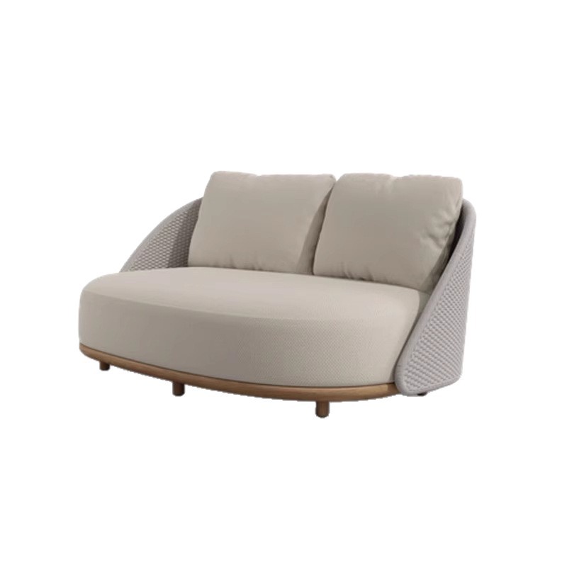 Outdoor Furniture Balcony - Sofá nórdico de teca para áreas