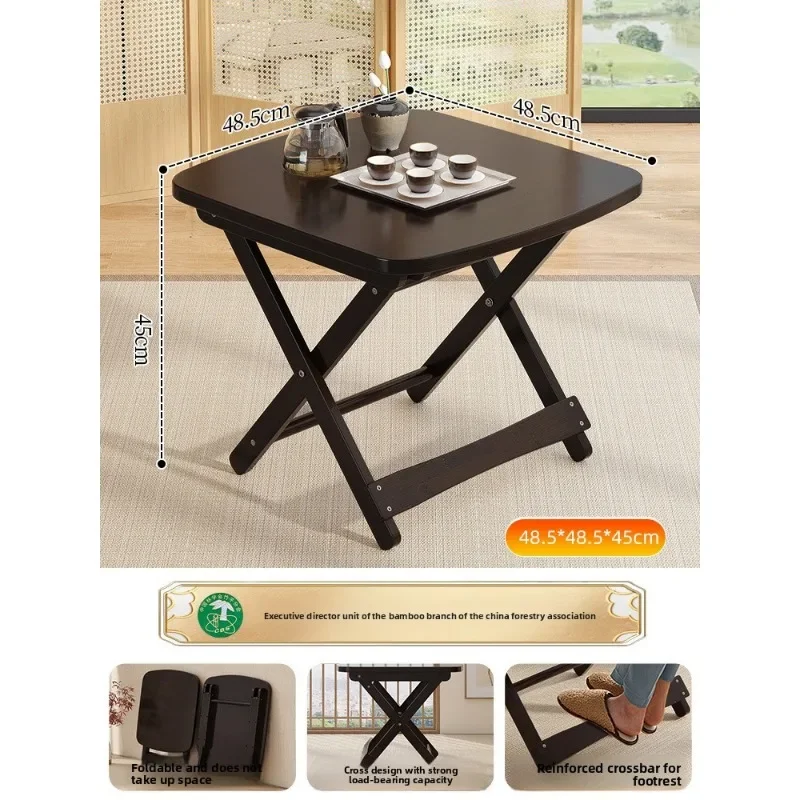 Outdoor Furniture One Piece - Mesa de Jantar Dobrável Compacta Redonda