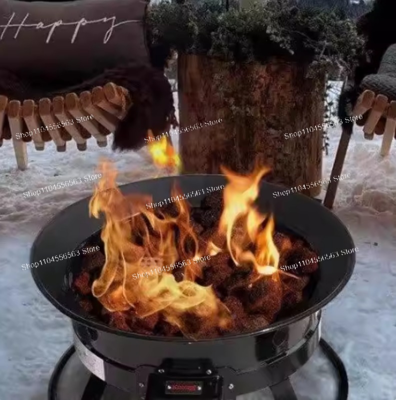 Outdoor Furniture With Fire Pit - Fogueira Portátil a Gás Propano 58.000