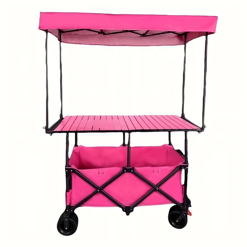 Folding Picnic Table - Carrinho de Mesa Dobrável de Aço