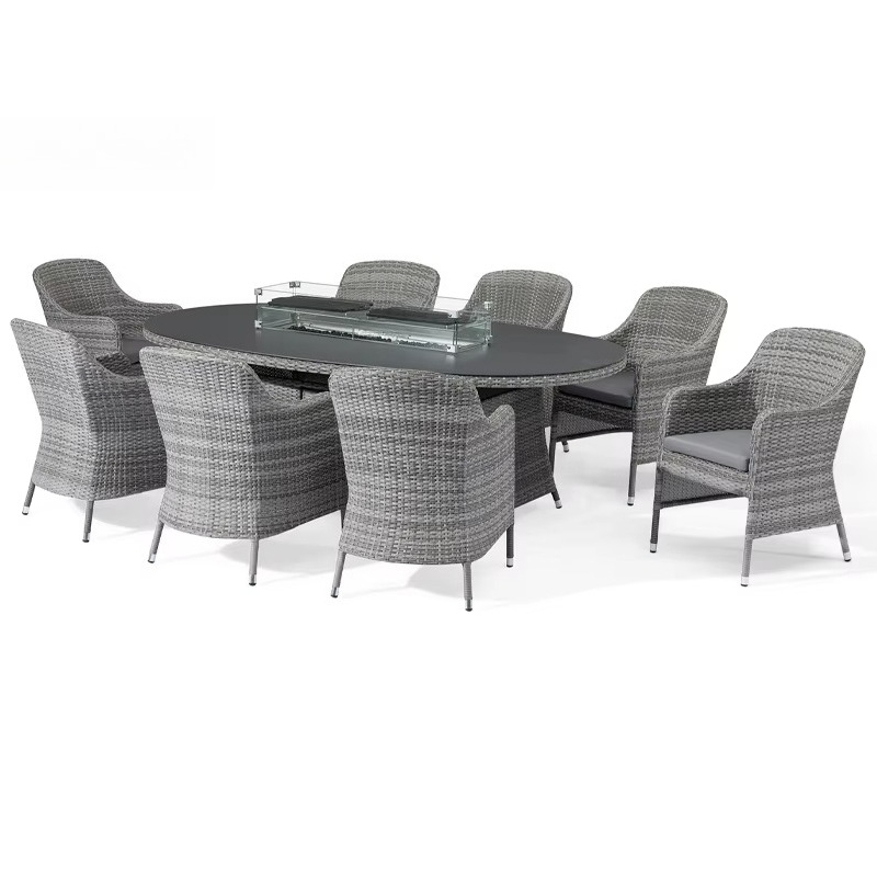 Conjunto de Sofá de Jardim Mod - Outdoor Furniture With Fire Pit avaliação e preço