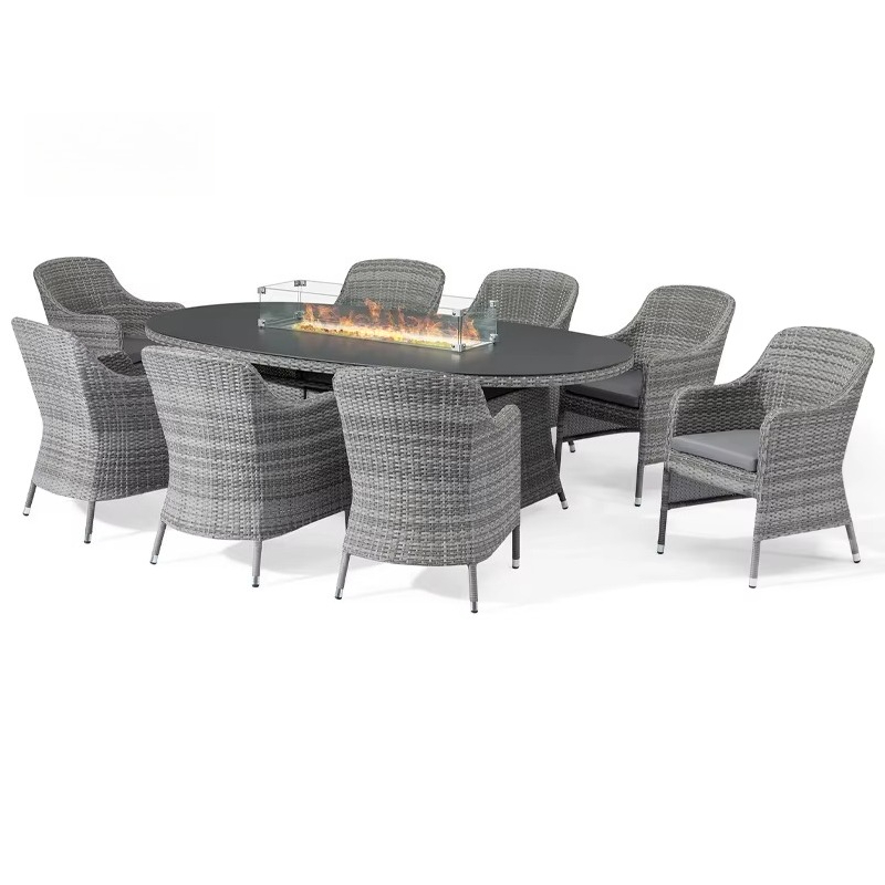 Conjunto de Sofá de Jardim Mod - Outdoor Furniture With Fire Pit avaliação e preço