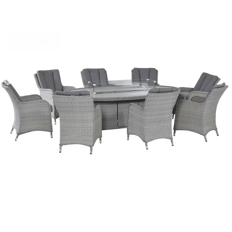 Conjunto de Sofá de Jardim Mod - Outdoor Furniture With Fire Pit avaliação e preço