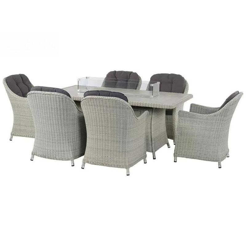 Conjunto de Sofá de Jardim Mod - Outdoor Furniture With Fire Pit avaliação e preço
