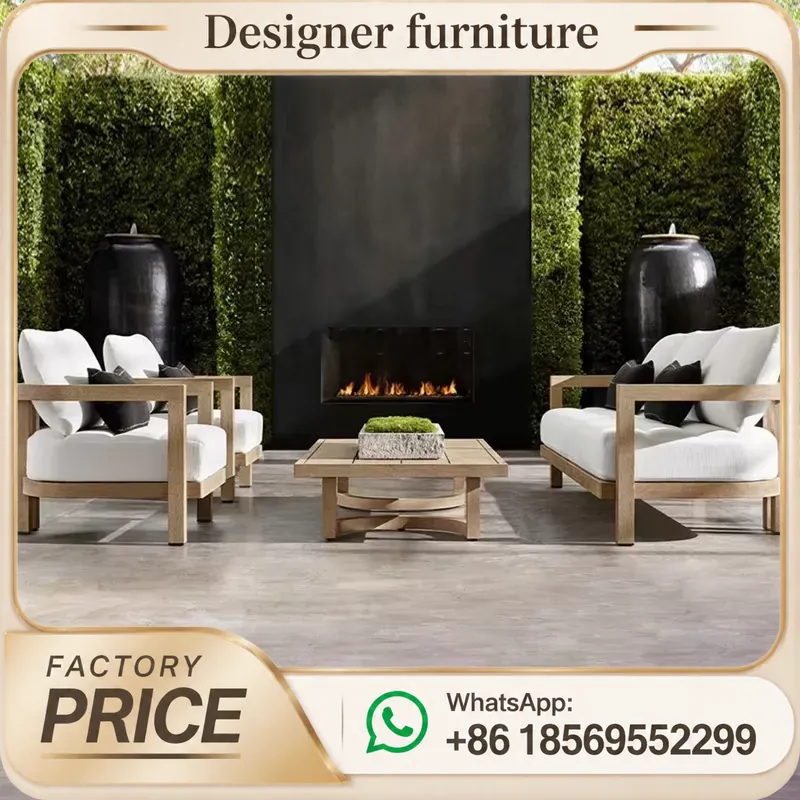 Conjunto de sofá de madeira te - Outdoor Furniture Balcony avaliação e preço