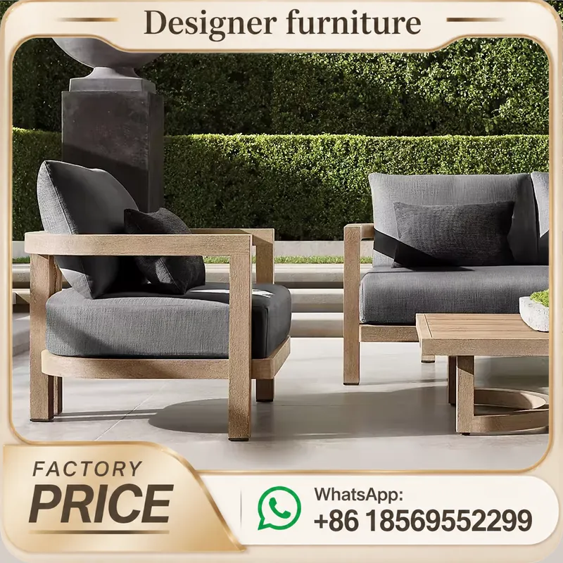 Conjunto de sofá de madeira te - Outdoor Furniture Balcony avaliação e preço