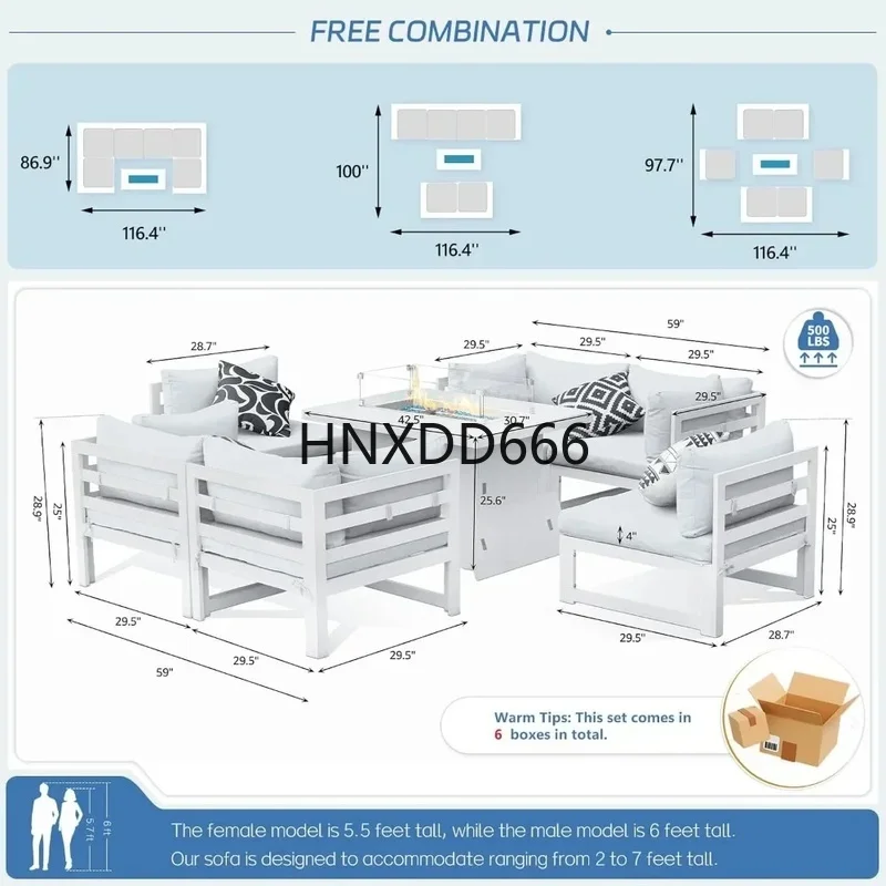 Conjunto de conversação para p - Outdoor Furniture With Fire Pit Table avaliação e preço