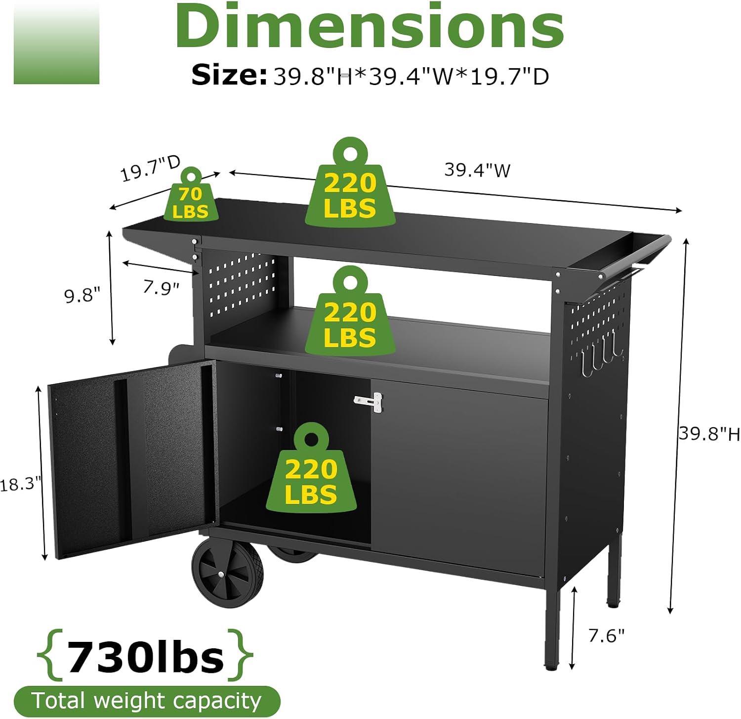 Carrinho de Churrasco para Ext - Folding Picnic Table avaliação e preço
