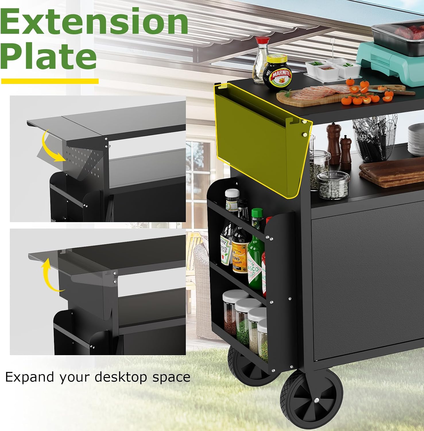 Carrinho de Churrasco para Ext - Folding Picnic Table avaliação e preço