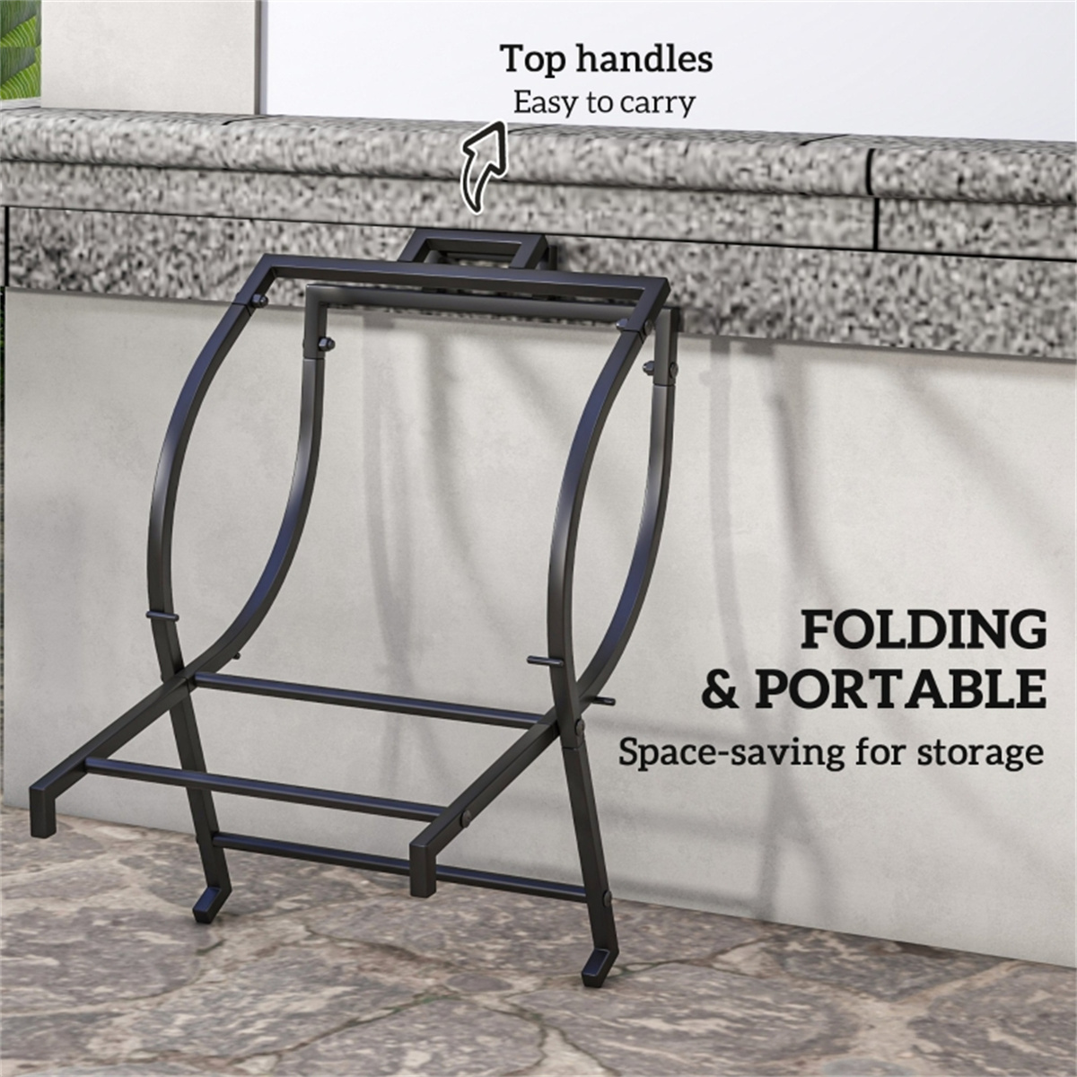 Suporte para Lenha de Madeira  - Outdoor Furniture Wood avaliação e preço