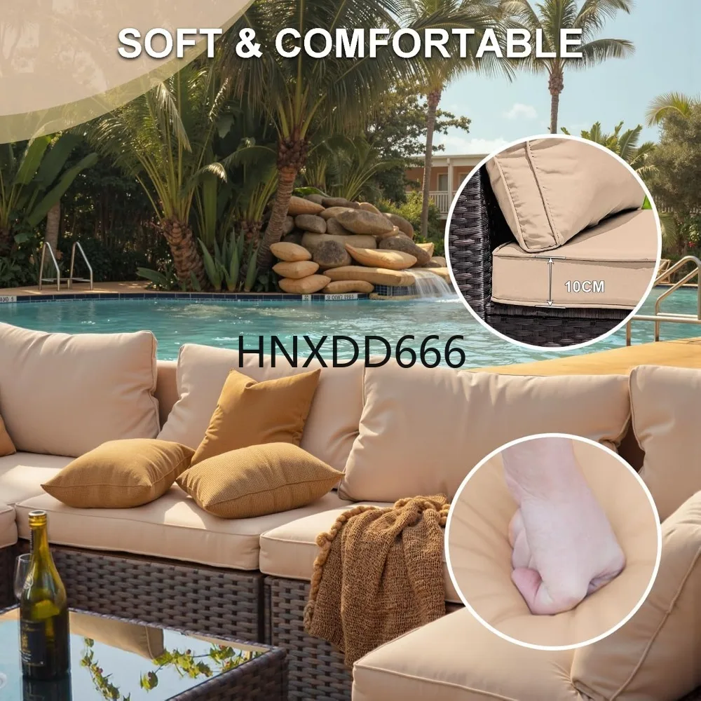 Conjunto de Móveis para Pátio  - Outdoor Furniture With Fire Pit Table avaliação e preço