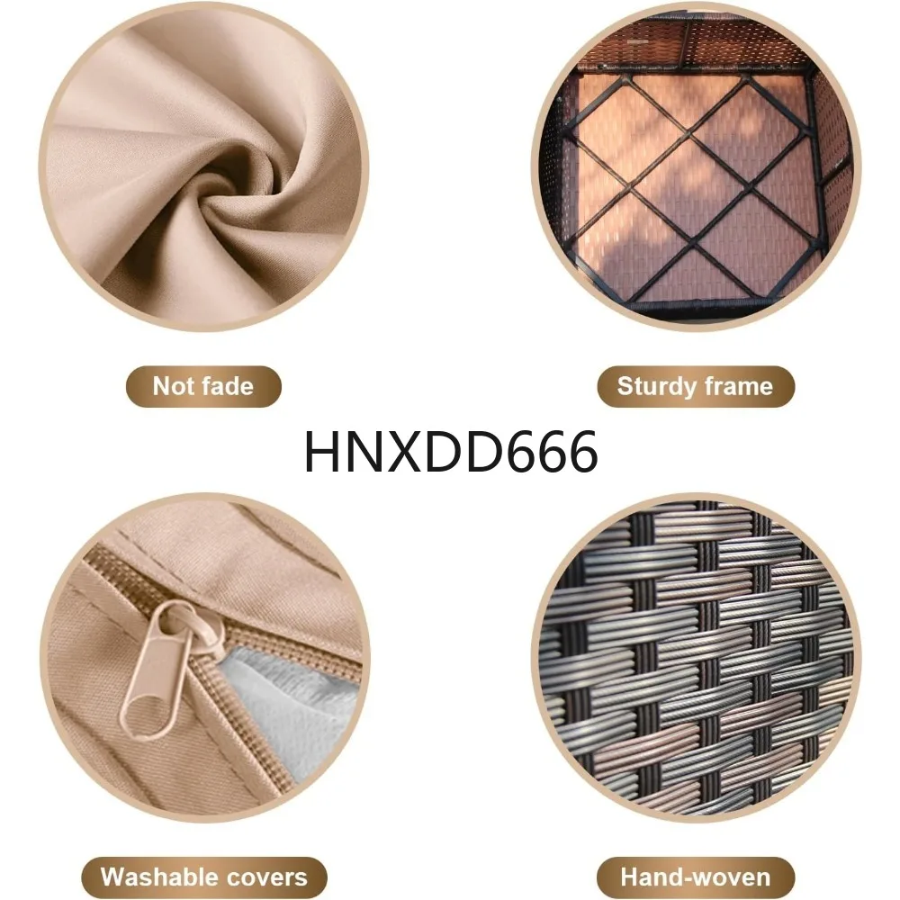 Conjunto de Móveis para Pátio  - Outdoor Furniture With Fire Pit Table avaliação e preço