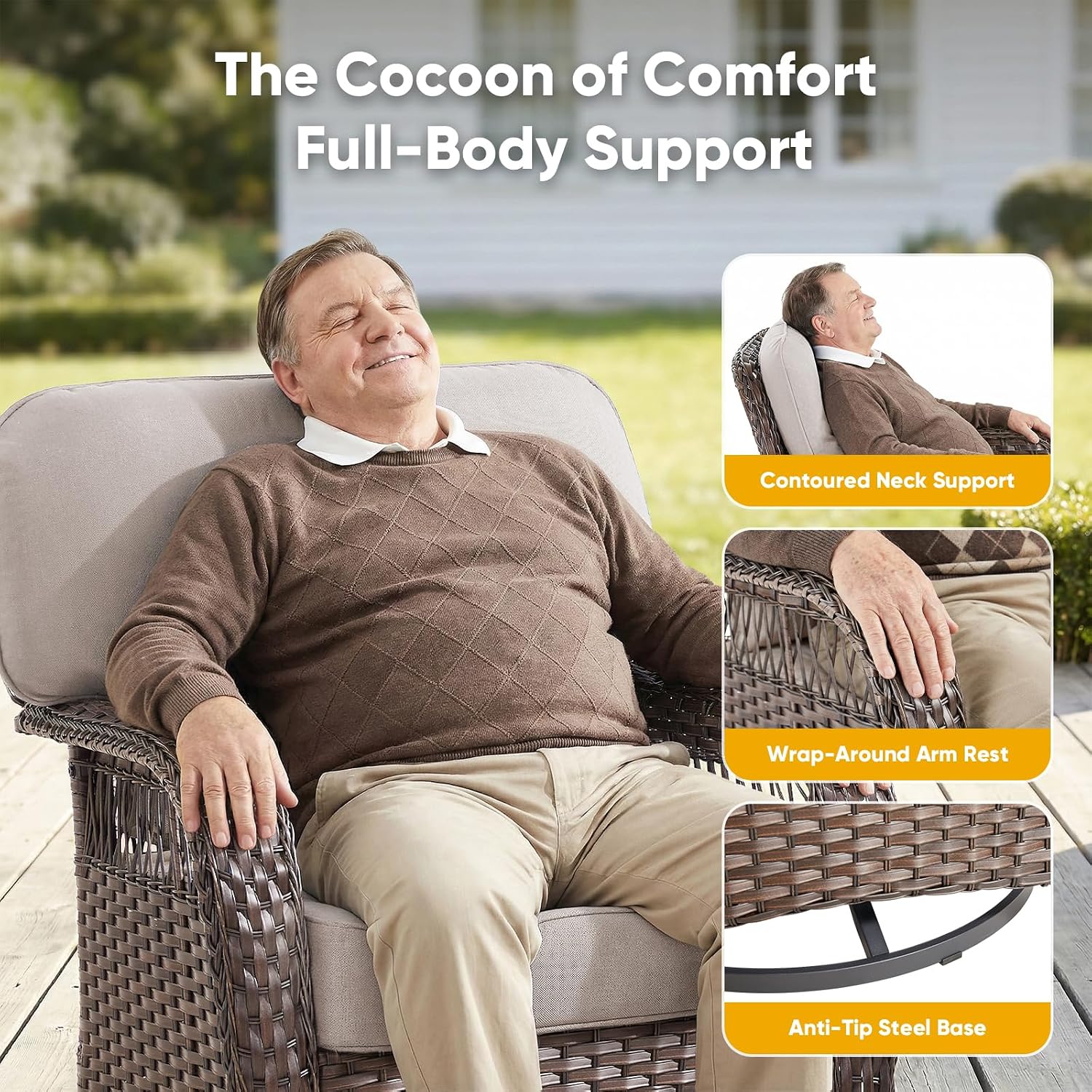 Conjunto de 2 Cadeiras de Bala - Deck Chair Lounger avaliação e preço