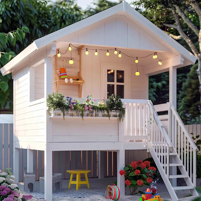 Jardim de infância playhouse m - Outdoor Furniture Wood avaliação e preço