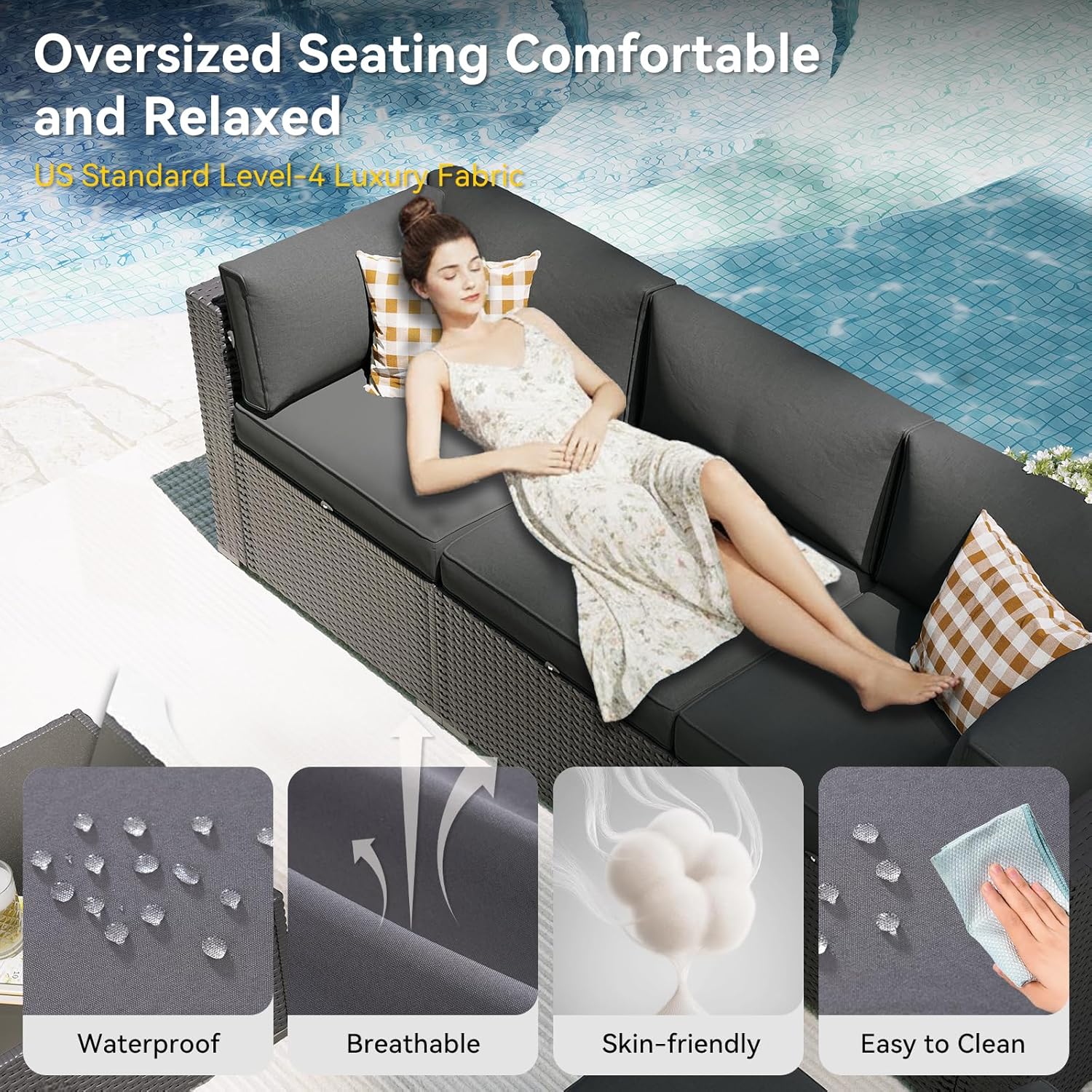 Conjunto de Móveis para Pátio  - Outdoor Furniture With Fire Pit avaliação e preço
