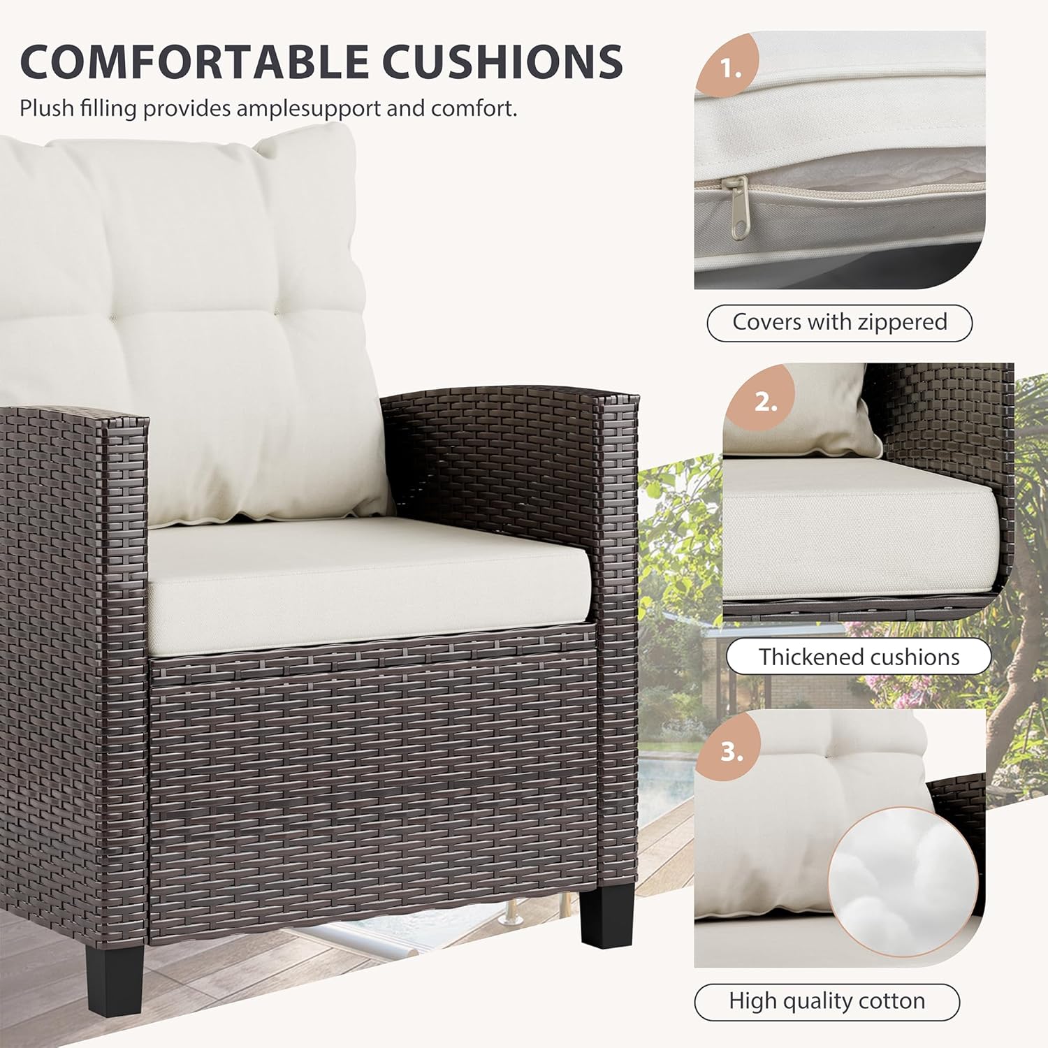Conjunto de bistrô compacto be - Outdoor Furniture Balcony avaliação e preço