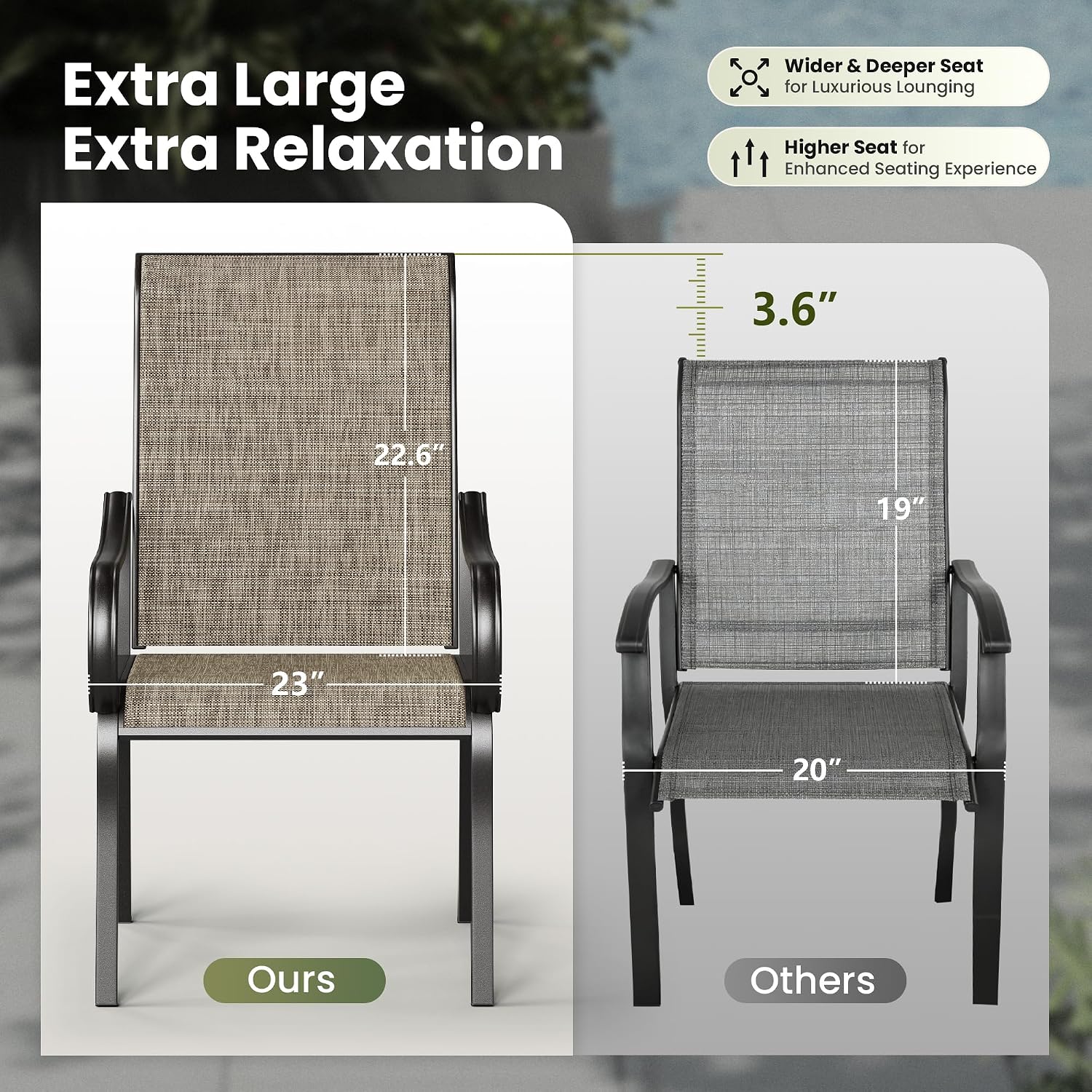 Conjunto de 2 Cadeiras de Jant - Deck Chair Lounger avaliação e preço
