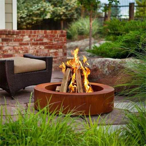 Conjunto de Sofá para Exterior - Outdoor Furniture With Fire Pit Table avaliação e preço