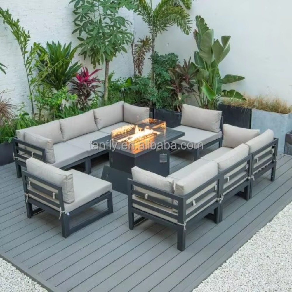 Conjunto de Móveis para Exteri - Outdoor Furniture With Fire Pit Table avaliação e preço