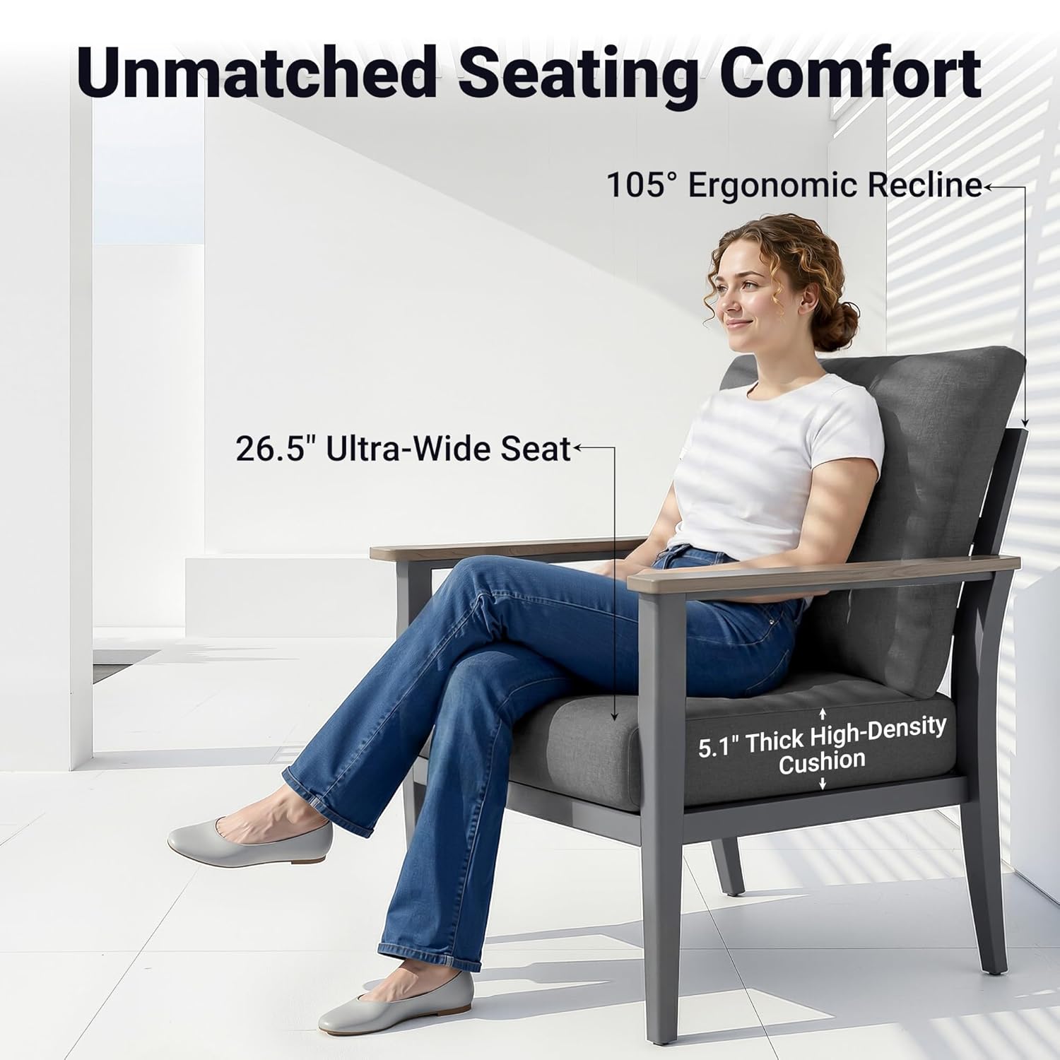 Conjunto de Pátio de Alumínio  - Outdoor Furniture Balcony avaliação e preço