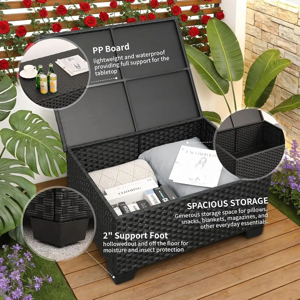 Conjunto de Móveis para Pátio  - Outdoor Furniture With Fire Pit Table avaliação e preço