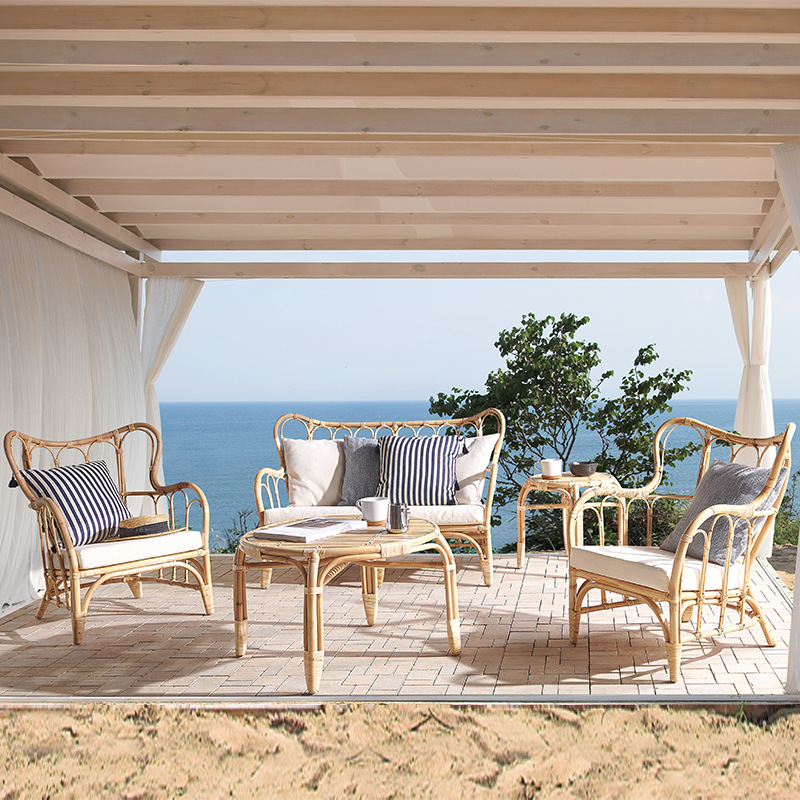 Sofá de Rattan Natural, Cadeir - Outdoor Furniture Indonesia avaliação e preço