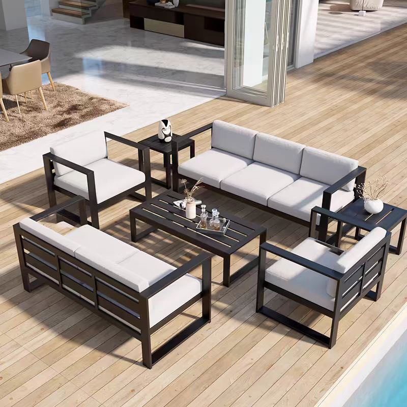 Conjunto de sofá de alumínio e - Outdoor Furniture Set Sale avaliação e preço