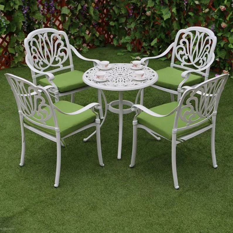 Conjunto de Jardim em Alumínio - Outdoor Furniture With Fire Pit Table avaliação e preço