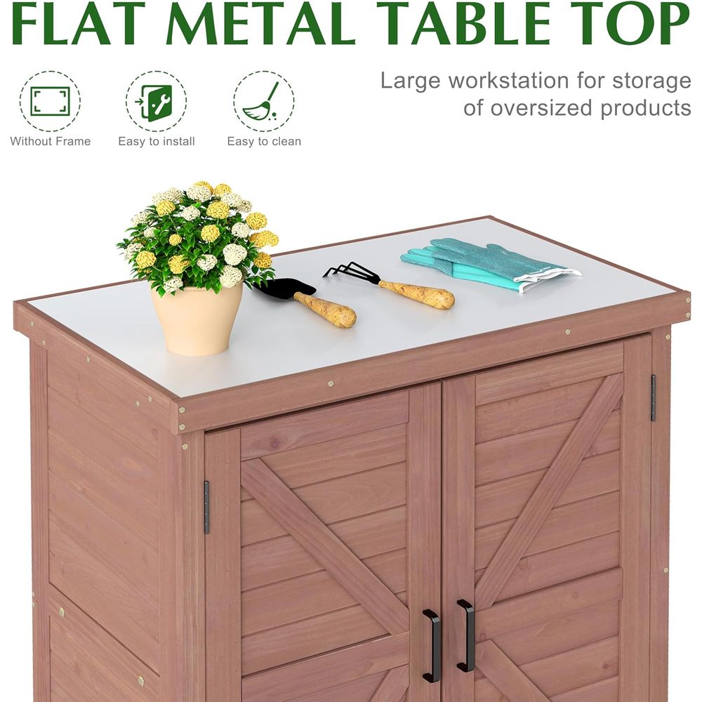 Armário de Armazenamento Exter - Outdoor Furniture Wood avaliação e preço