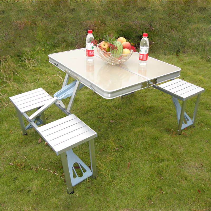 Liga de alumínio mesa dobrável - Outdoor Furniture One Piece avaliação e preço