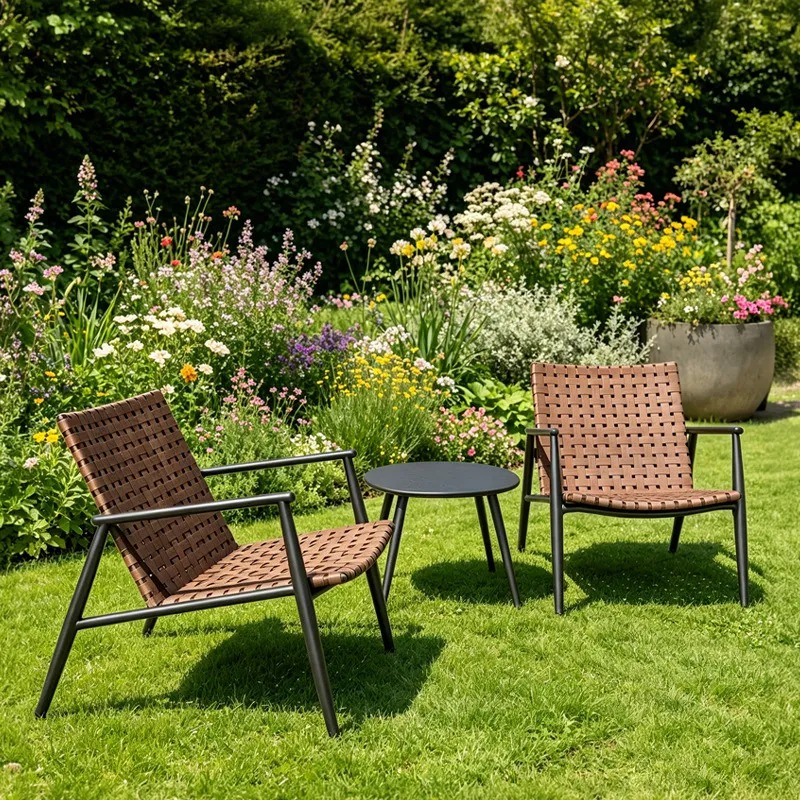 Conjunto de Móveis de Rattan p - Outdoor Furniture Balcony avaliação e preço