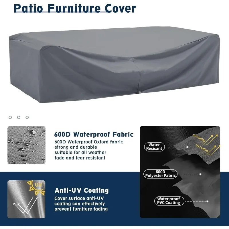 Conjunto de Móveis para Pátio  - Outdoor Furniture With Fire Pit Table avaliação e preço